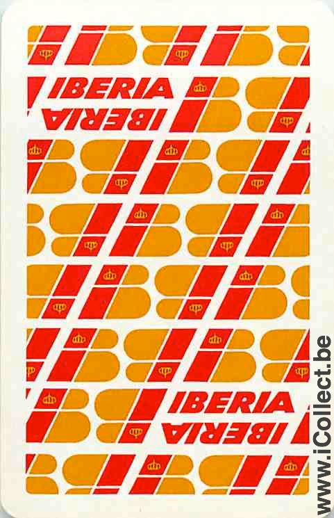 Single Swap Playing Cards Aviation Iberia (PS10-09A) - Click Image to Close