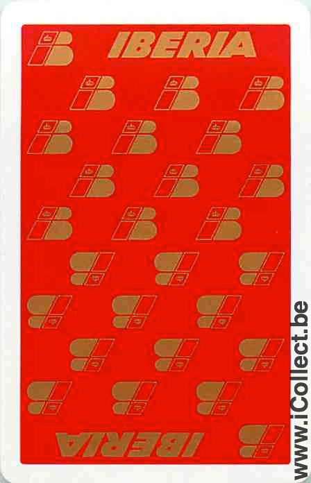 Single Swap Playing Cards Aviation Iberia Airlines (PS10-27D) - Click Image to Close