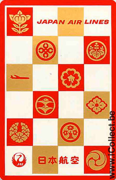 Single Swap Playing Cards Aviation Japan Airlines (PS11-49B)