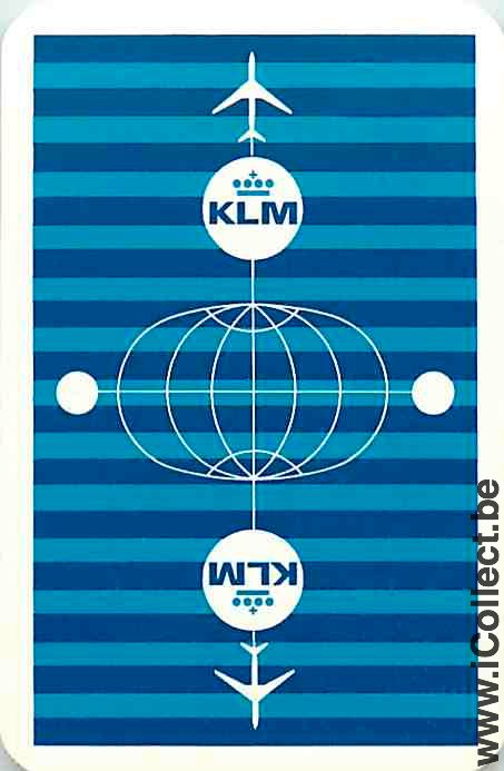 Single Playing Cards Aviation KLM Airlines (PS08-09I)