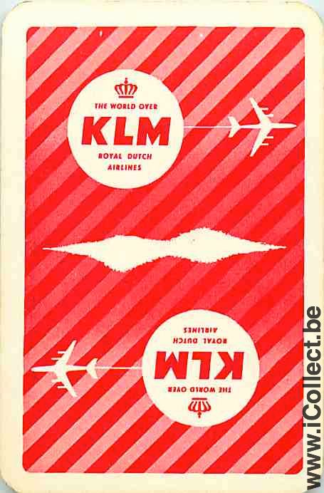 Single Swap Playing Cards Aviation KLM Airlines (PS20-15A)