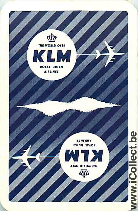 Single Swap Playing Cards Aviation KLM Airlines (PS20-16I)