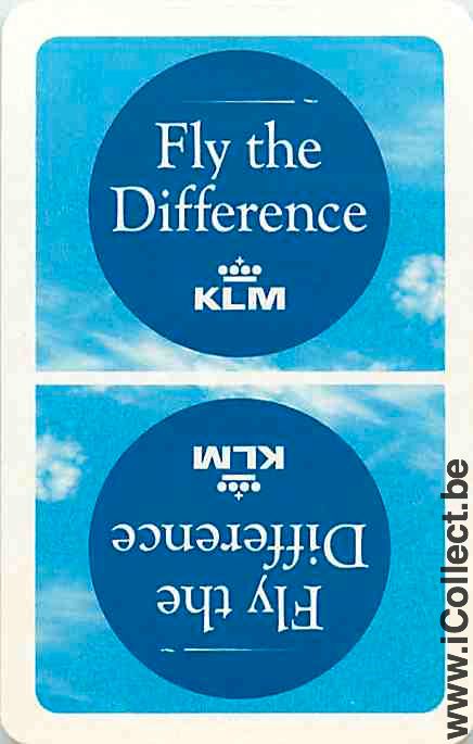 Single Swap Playing Cards Aviation KLM Airlines (PS08-33F)