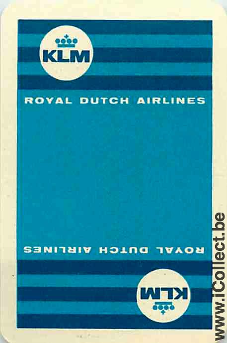 Single Swap Playing Cards Aviation KLM Airlines (PS11-25B)