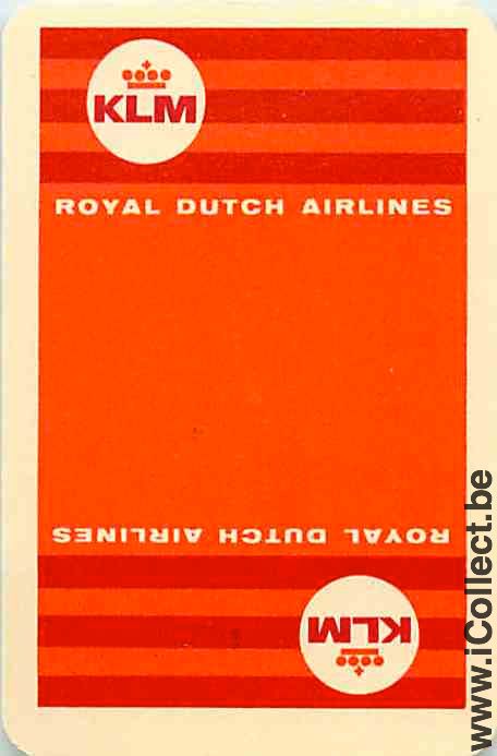 Single Swap Playing Cards Aviation KLM Airlines (PS11-25D)
