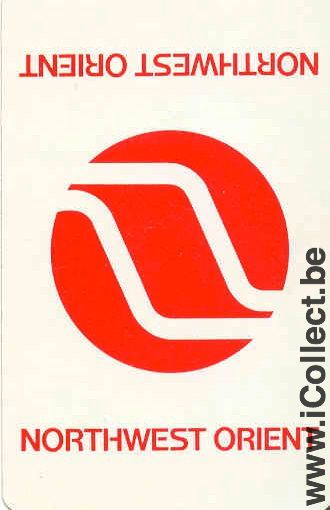 Single Swap Playing Cards Northwest Airlines (PS01-46H)