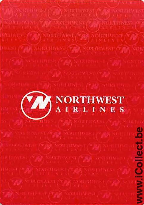 Single Swap Playing Cards Northwest Airlines (PS09-57B)