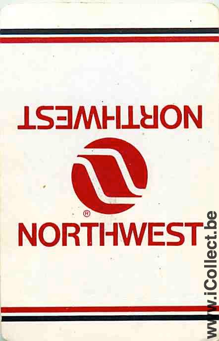 Single Swap Playing Cards Aviation Northwest (PS08-52C)