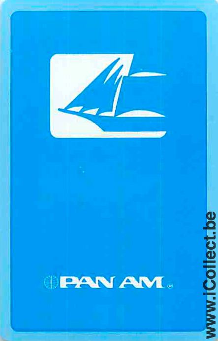 Single Swap Playing Cards Aviation Pan Am Airlines (PS08-04C)