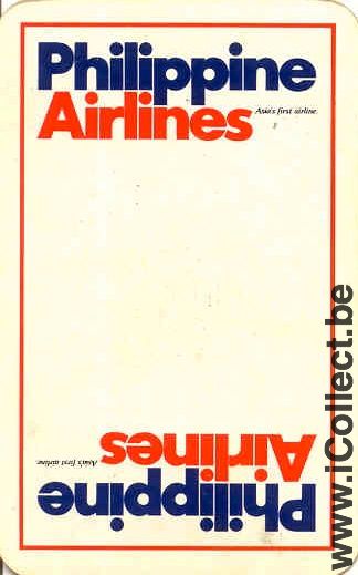 Single Swap Playing Cards Philippine Airlines (PS13-31B)