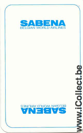 Single Swap Playing Cards Sabena Airlines (PS01-37D)