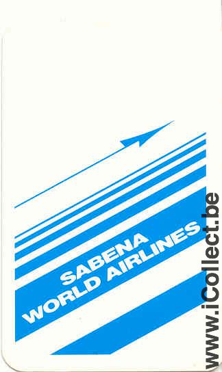 Single Swap Playing Cards Sabena Airlines (PS01-37F)