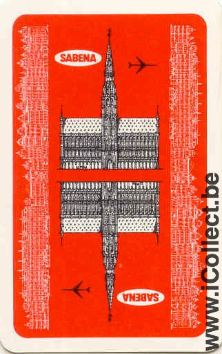 Single Swap Playing Cards Sabena Airlines (PS07-14C)