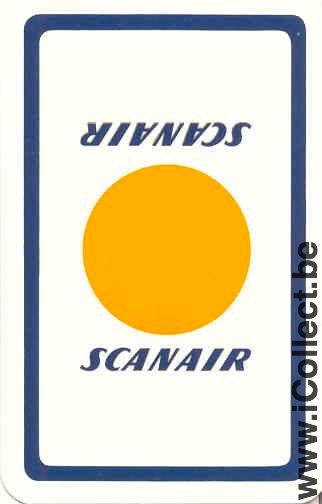 Single Swap Playing Cards Scanair Airlines (PS01-43C)