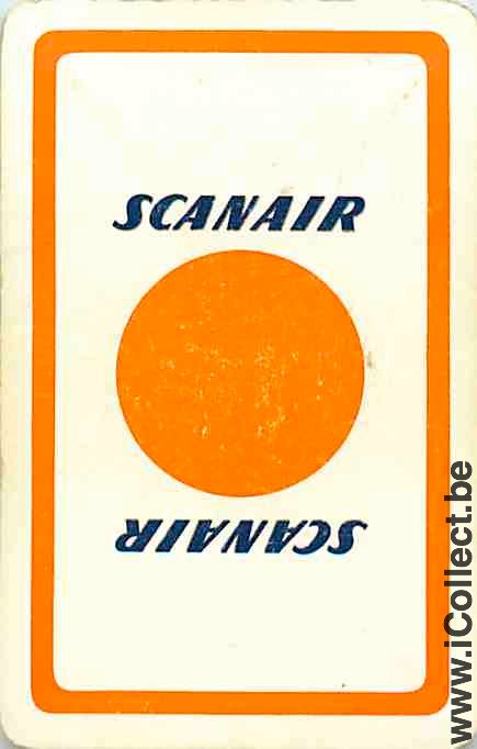 Single Playing Cards Aviation Scanair (PS13-38F)