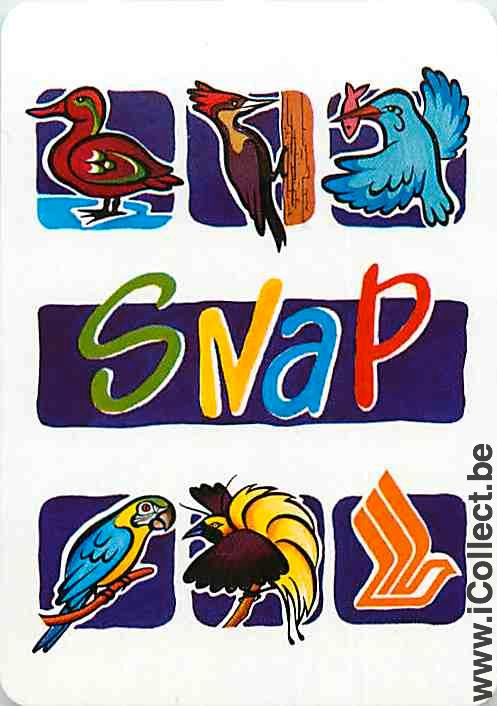Single Swap Playing Cards Aviation Singapore Airlines (PS13-48H) - Click Image to Close