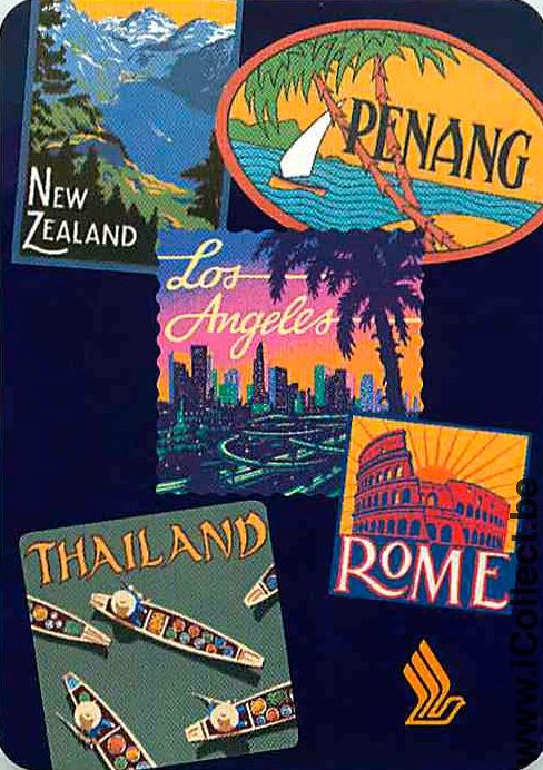 Single Swap Playing Cards Singapore Airlines (PS13-51F)