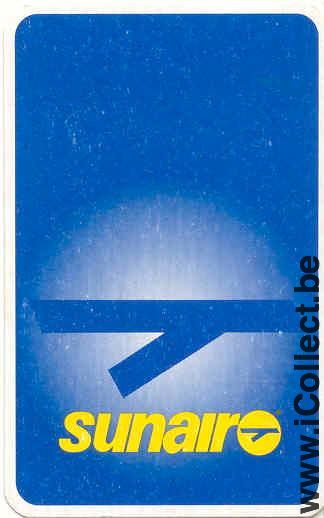 Single Swap Playing Cards Sunair Airlines (PS01-40F)