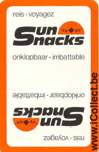 Single Swap Playing Cards SunSnacks Airlines (PS01-44F)