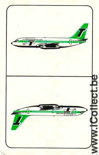 Single Swap Playing Cards Transavia Holland Airlines (PS01-44A)