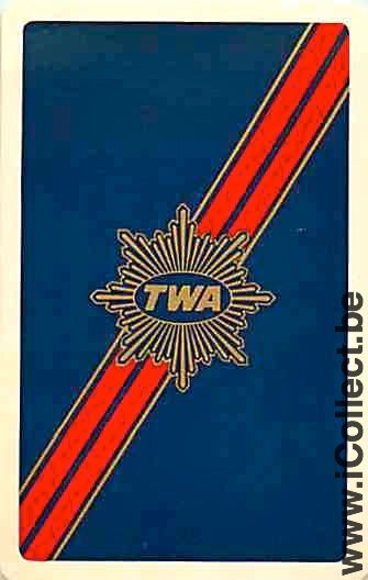 Single Swap Playing Cards TWA Airline (PS02-33E)