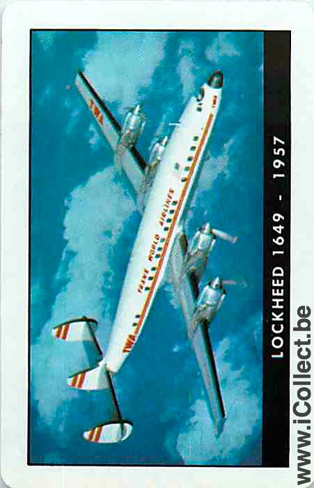 Single Playing Cards Aviation TWA Airline (PS02-40B) - Click Image to Close