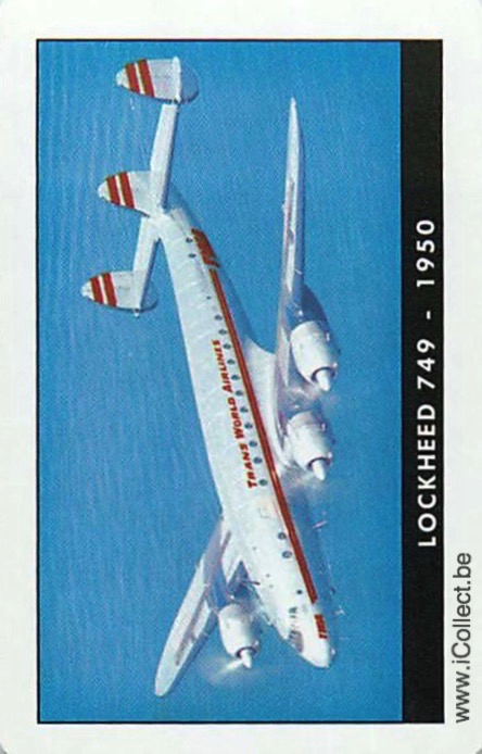 Single Swap Playing Cards Aviation TWA (PS16-25H) - Click Image to Close