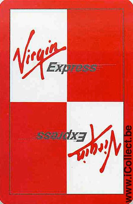 Single Swap Playing Cards Virgin Express Airline (PS14-29G)
