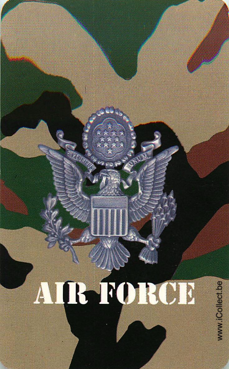 Single Swap Playing Cards Aviation Air Force (PS09-06E) - Click Image to Close