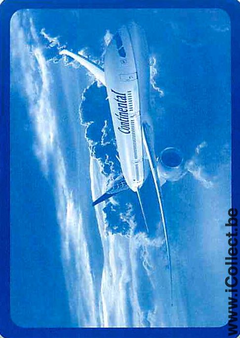 Single Playing Cards Airline Continental (PS03-27C)
