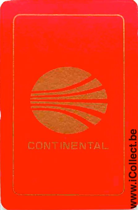 Single Swap Playing Cards Continental Airlines (PS08-05F)
