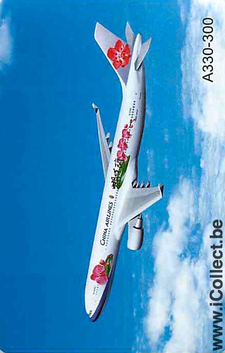 Single Playing Cards Aviation China Airlines (PS08-06C)