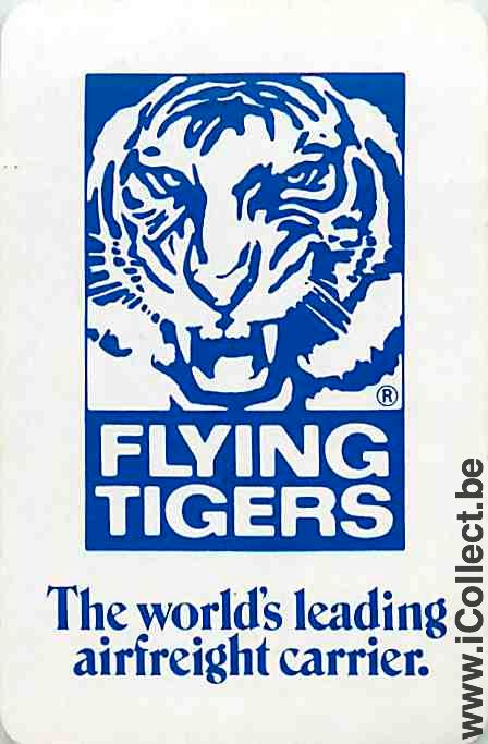 Single Playing Cards Aviation Flying Tiger (PS12-40A)