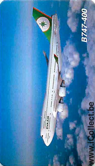 Single Swap Playing Cards Aviation Eva Air (PS08-06G)