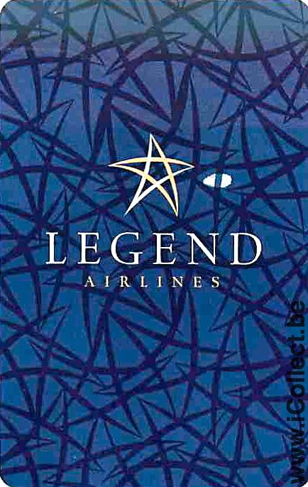 Single Swap Playing Cards Aviation Legend Airlines (PS08-06H) - Click Image to Close