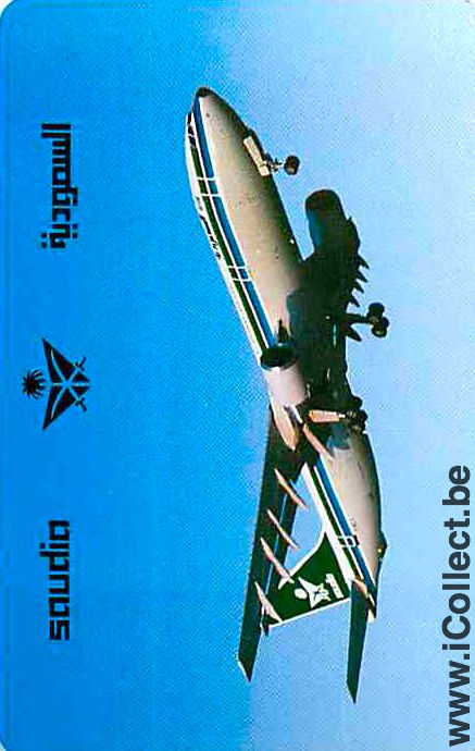 Single Playing Cards Aviation Saudia Airways (PS08-07A)