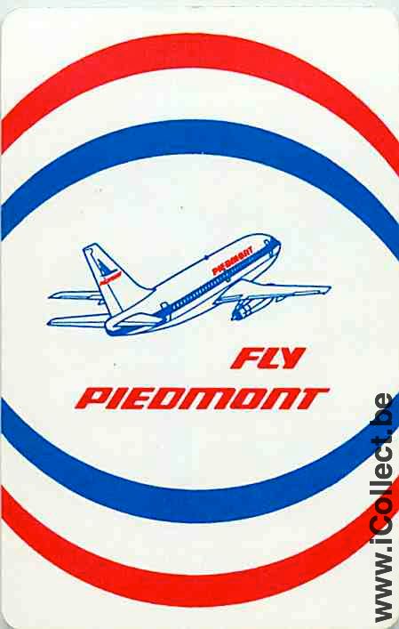 Single Playing Cards Aviation Fly Piedmont (PS15-15F)