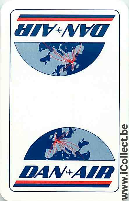 Single Swap Playing Cards Dan Air Airlines (PS11-24F)