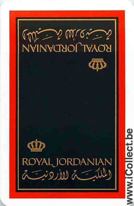Single Swap Playing Cards Royal Jordanian Airlines (PS13-27B)