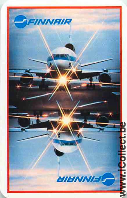 Single Swap Playing Cards Aviation Finnair (PS08-34I)