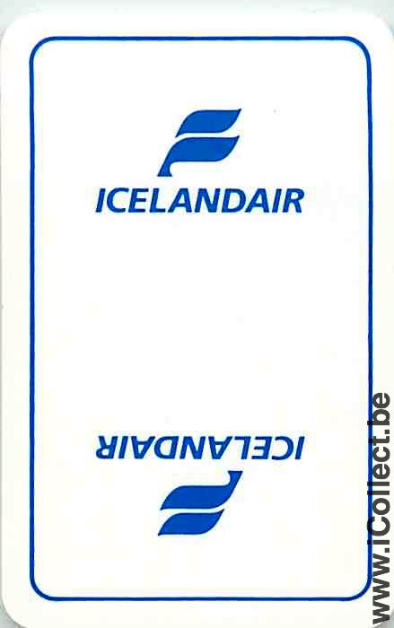 Single Swap Playing Cards Icelander Airlines (PS04-03F)