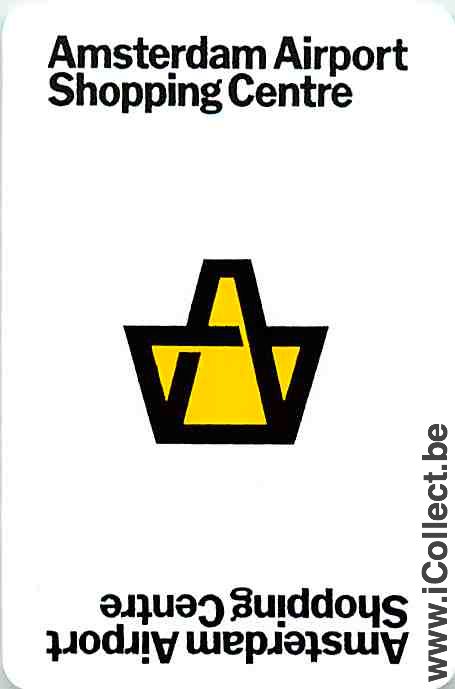 Single Playing Cards Aviation Amsterdam Airport (PS15-16H)