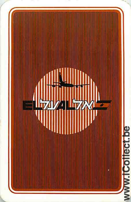 Single Swap Playing Cards Aviation El Al (PS12-17B)