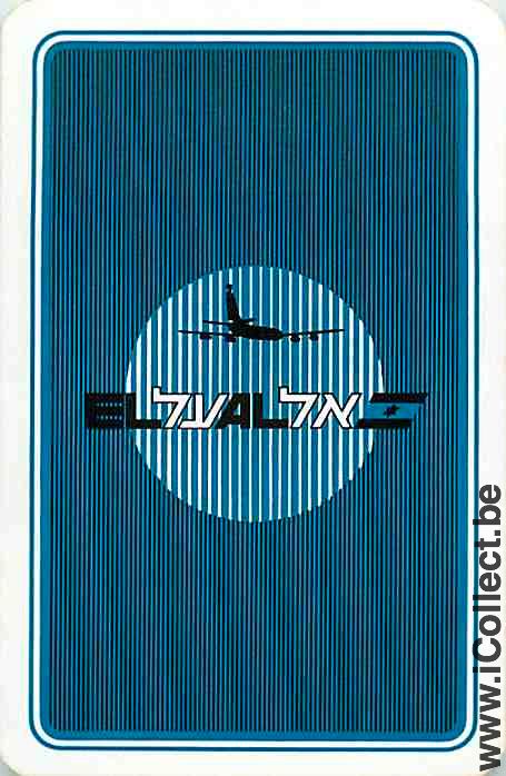 Single Swap Playing Cards Aviation El Al (PS12-32E) - Click Image to Close