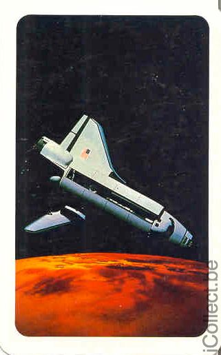 Single Swap Playing Cards Aerospace (PS01-52D) - Click Image to Close
