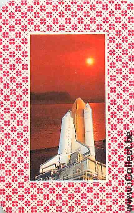 Single Playing Cards Aviation Rocket (PS12-20E) - Click Image to Close