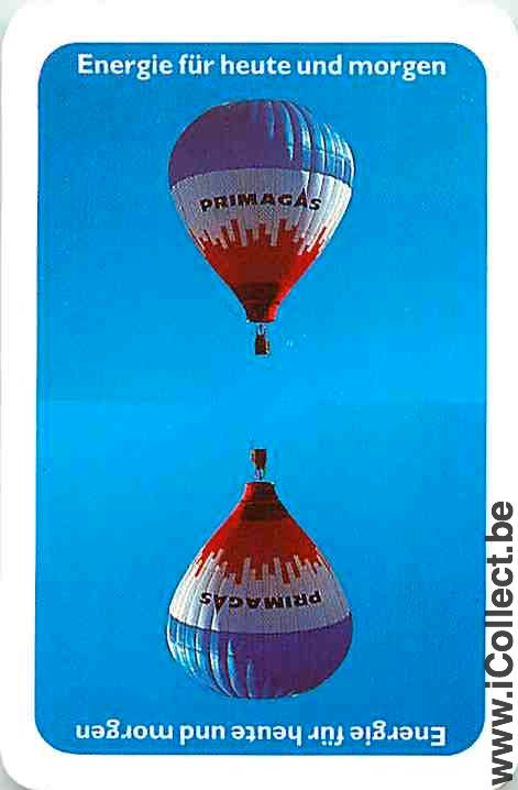 Single Playing Cards Aviation Balloon Pimagas (PS12-20C) - Click Image to Close