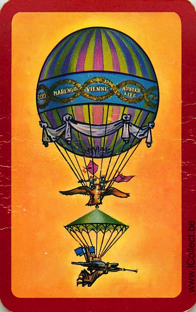 Single Swap Playing Cards Aviation Balloon (PS04-45F) - Click Image to Close