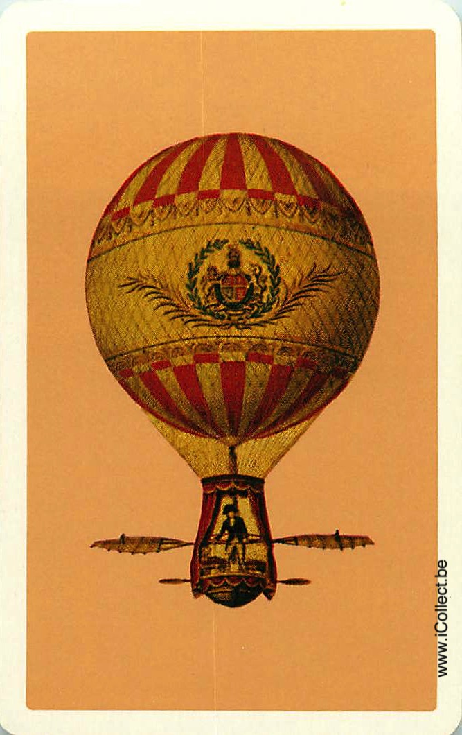 Single Swap Playing Cards Aviation Balloon (PS09-06B) - Click Image to Close