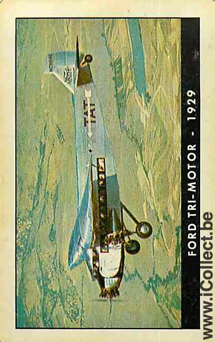 Single Playing Cards Aviation Plane Ford TRI Motor (PS02-60G) - Click Image to Close